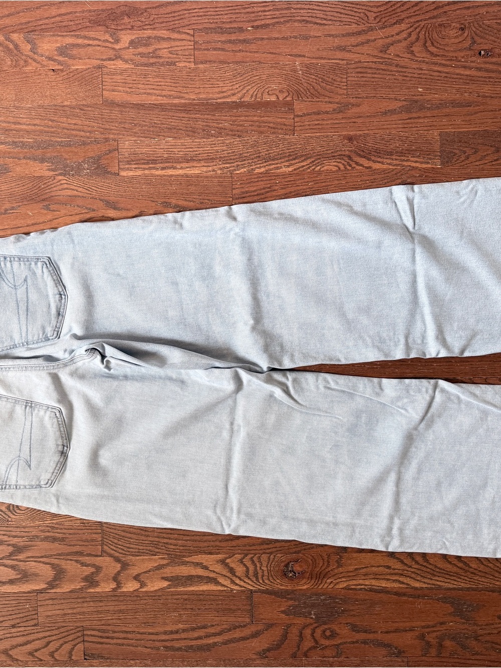 American Eagle Light Wash Denim Jeans - Pale Blue